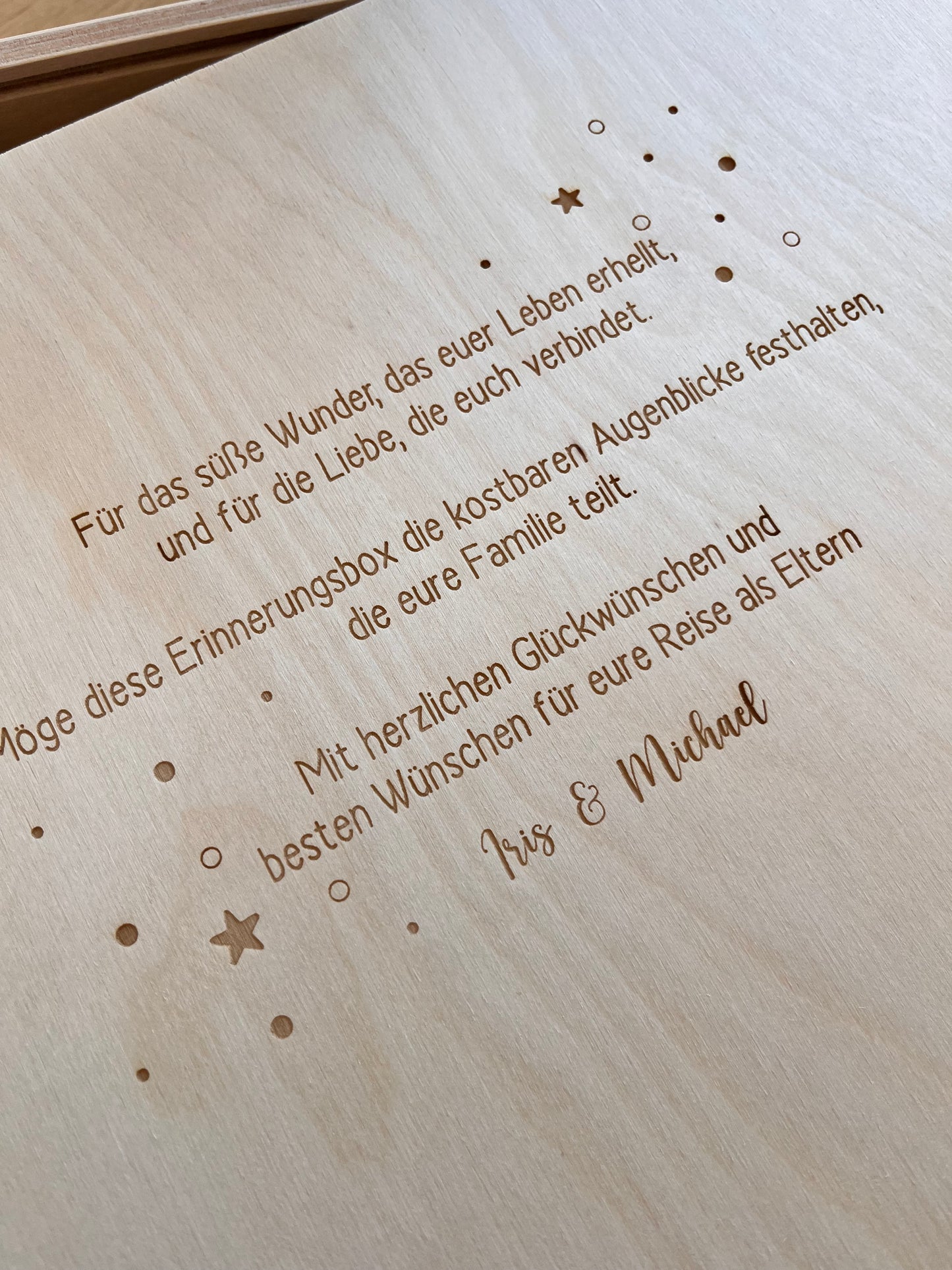 Erinnerungsbox individuelles Design nach deinen persönlichen Wünsch