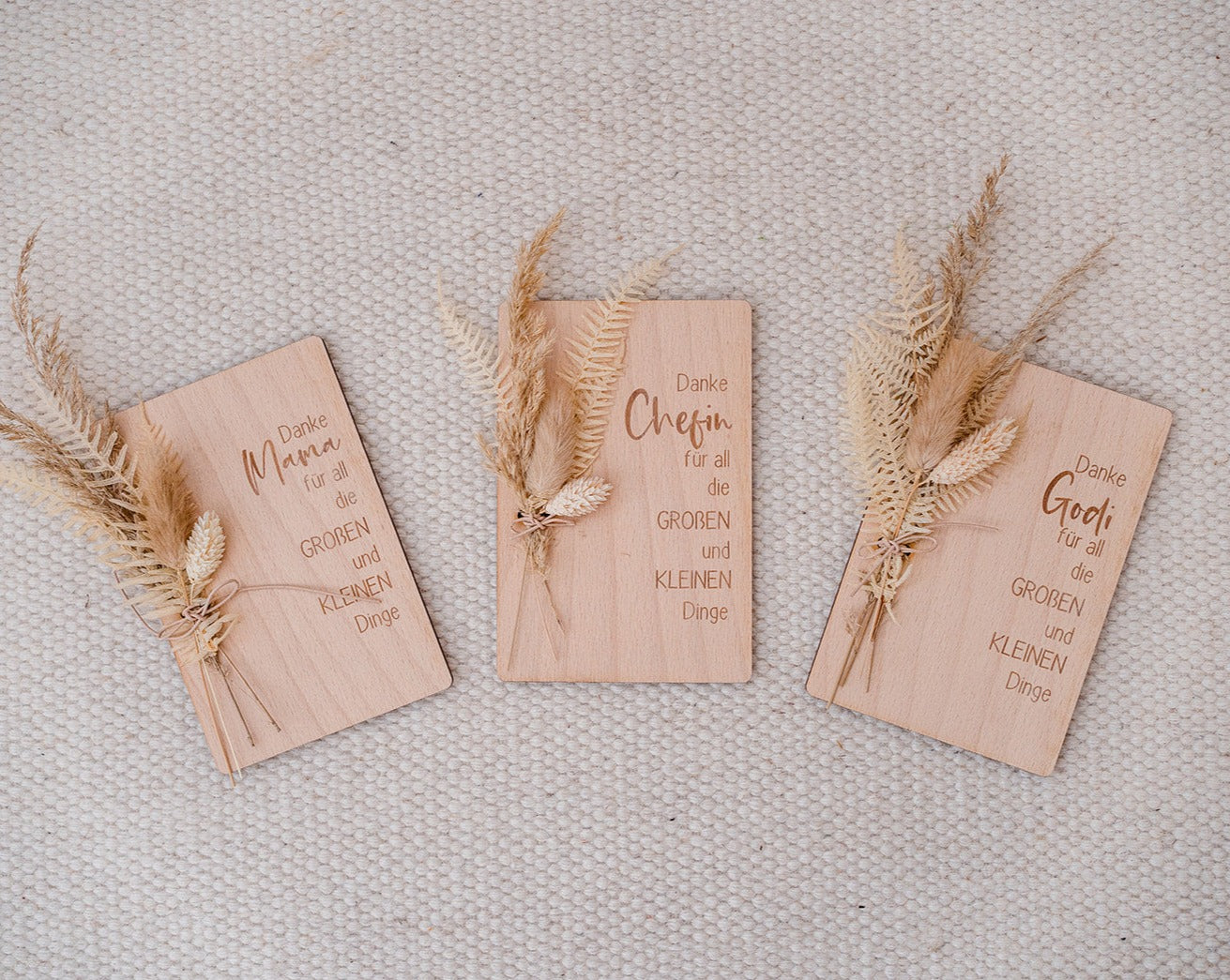 Biglietto d'auguri "Grazie"