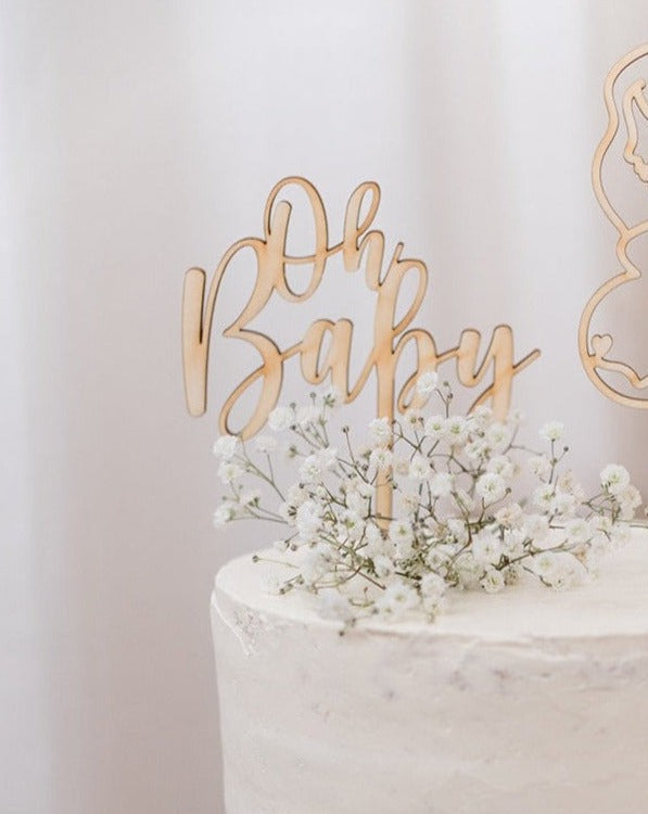 Decorazione per torta Oh Baby