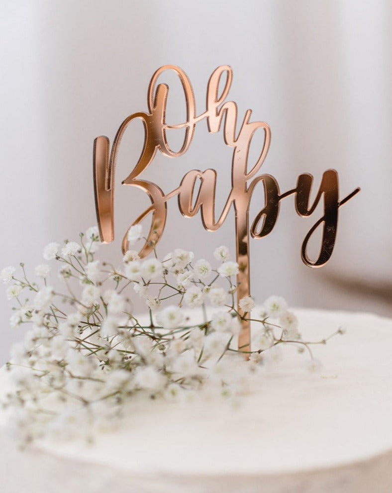 Decorazione per torta Oh Baby