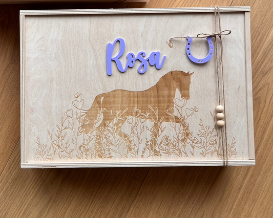 Erinnerungsbox Pferd