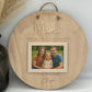 Personalisiertes Muttertagsgeschenk – Schild aus Holz mit Bilderrahmen