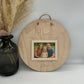 Personalisiertes Muttertagsgeschenk – Schild aus Holz mit Bilderrahmen