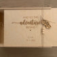 Erinnerungsbox „adventure begins“