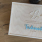 Erinnerungsbox an die Taufe Motiv Taube weiß
