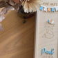 Kerzenbox Meine Taufe "Fuchs in blau und weiß"