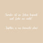 Namensschild "Familie ist..."