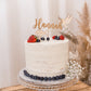 Set Cake Topper Name mit Taube