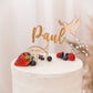 Set Cake Topper Name mit Taube