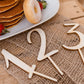 Mini Cake Topper Set "Zahl"
