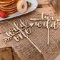 Cake Topper "wild one"