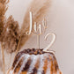 Mini Cake Topper "Zahl"