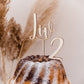 Mini Cake Topper Set "Zahl"