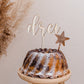 Cake Topper "Zahl"