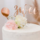Cake Topper "Zahl"