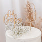 Cake Topper "Liebe im Bauch"