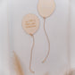Namensschild Ballon