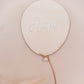 Namensschild Ballon