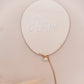Set Namensschild Ballon