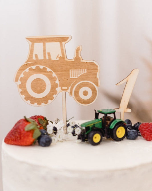 Decorazione per torta trattore