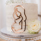 Cake Topper "Liebe im Bauch"