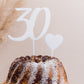 Set Mini Cake Topper Herz